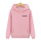 Black Pink - Buzo Hoodie Rosa - Unisex - Capucha - Canguro