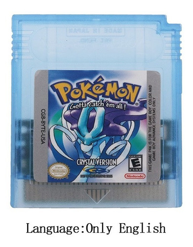 Caja De Juegos Clásica De La Serie Poke Nintendo Gcc Crystal