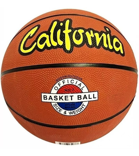 Pelota De Basquet California N° 7 Nba Basket E.full