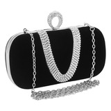 Bolso De Noche Fiesta Con Diamantes De Imitación Para Mujer