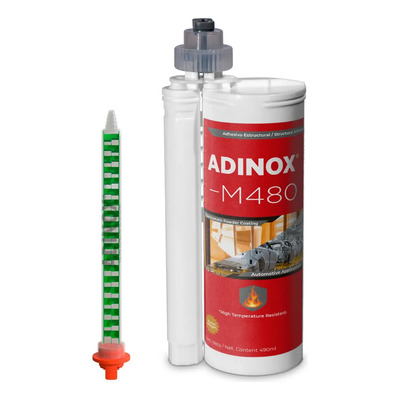 Adinox® M480, Adhesivo Mma Color Negro, Alta Temperatura | Meses sin interés