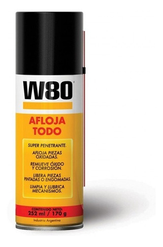 W80 Afloja Todo 252ml/ 170g  Aer C12