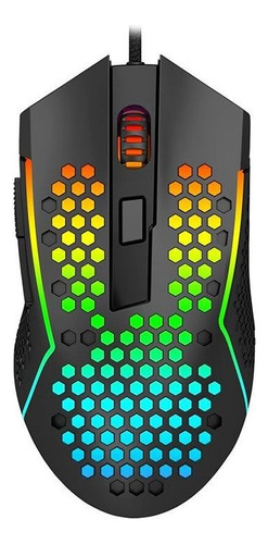 Mouse Gamer Pro Reaping Rgb Até 12400 Dpi 6 Botões Redragon 