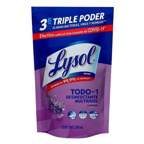 Desinfectante Multiusos Lysol Lavanda 500 Ml