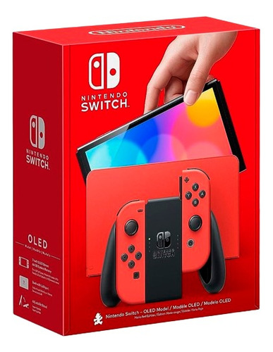 Consola Nintendo Switch Oled Mario Red Color Rojo Soy Gamer