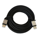 Cable Hdmi 3 Metros Ultra Hd 4k Cobre Puro, Reforzado Negro