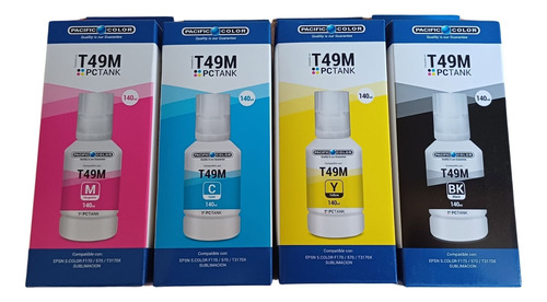 Pack De 4 Tintas T49m Compatible F170 F570 Alternativo C/iva