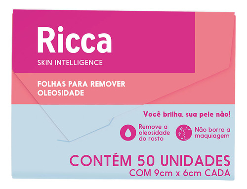 Lenço Removedor De Oleosidade Ricca