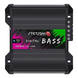 Amplificador Digital Stetsom Bass Db 800.1 800w 1 Canal 1ohm