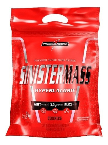 Massa Hipercalórica Sinister Mass 3kg - Integralmédica