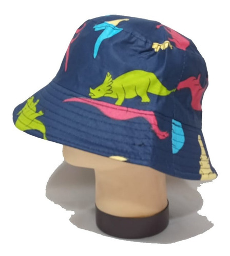 Gorro Pescador Reversible Para Bebé-niños, Verano/ Lito