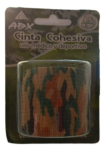 Cinta Cohesiva Uso Medico Deportivo Vendaje Elastico Camufla