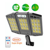 Sensor De Movimiento Externo De Luces Solares 8000w 648cob