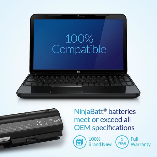 Ninjabatt Batería Para Hp 593553-001 636631-001 Mu06 Mu09 59