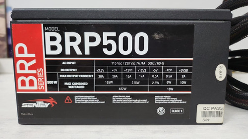 Fuente Sentey Brp500 Power Series 500w 