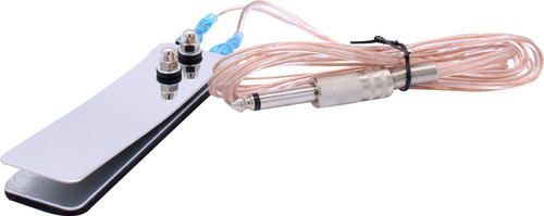 Pedal De Acero Inoxidable Para Tatuar Profesional Color Cable Transparente