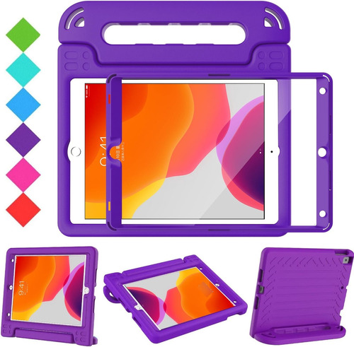 Funda New iPad Bmouo 10.2 9na/8va/7ma Gen P/niños Purple