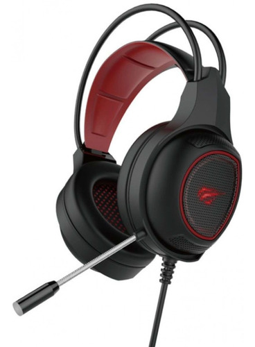 Headset Gamer Havit Gamenote H2239d Preto/vermelho 