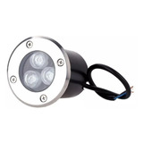 5 Balizador Luminária Led Chão Piso Jardim 3w Emblindado