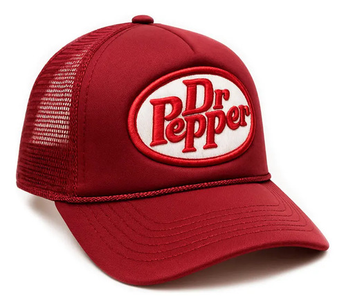 Gorra Trucker Bordado 3d Estilo Hombre Dr Pepper Cachucha