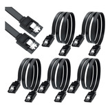 Saitech It Paquete De 5 Cables De Datos Sata 3 De 6.0 Gbps R