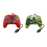 2 Controles Para Xbox Clásico Cristal Transparentes Sellados