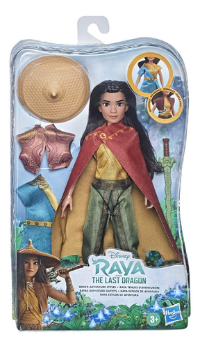 Muñeca Raya El Último Dragón Disney Set Estilos De Aventura