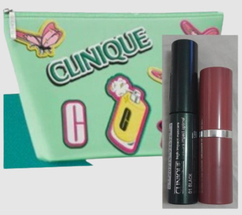 Set Clinique, Labial Full Size+ Mascara De Pestañas