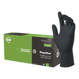 Safety Ecotek Megaman - Guantes De Nitrilo, 10.1 Mil Con Cla