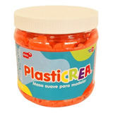 Plasticrea Masa Moldeable 1kg Didáctico Niños Color Escoger Color Rojo