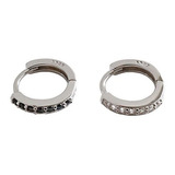 Aros Argolla Huggie Circones, Plata 925, Hombre Mujer, 10mm