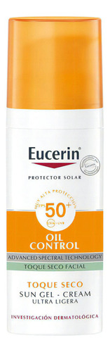 Para Eucerin Sun Gel Crema Oil Control Dry Touch Fps-50 50 M