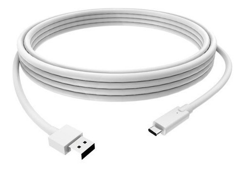 Cable Tipo C 2 Metros Carga Rapida 3.0a Ce Rohs Color 3 Metros Blanco