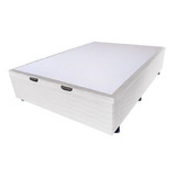 Baú Cama Box Casal Reforçada 138x188 Branco