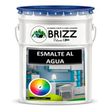 Pintura Esmalte Agua Brizz - Color Verde Musgo Tineta