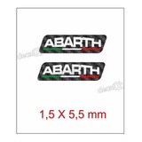 Emblema Adesivo Compatível Resinado Abarth Coluna F428