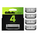 Gillette Labs Exfoliador Cartuchos De Repuestos 4pzas.