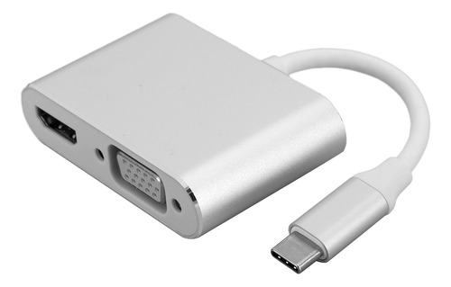 Adaptador Tipo C Hub A Vga Hdmi Dvi Displayport/3.1 Ethernet