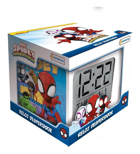 Reloj Despertador Digital Con Luces - Spidey Spiderman