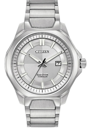 Reloj Citizen Eco-drive Super Titanium Aw1540-88a Plateado