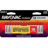 Las Baterías Rayovac Fusión Aaa, Pilas Alcalinas Premium Tri