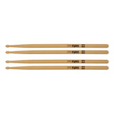 Kit 2 Pares Baqueta Pro Fire Spanking 5b Ponta De Madeira