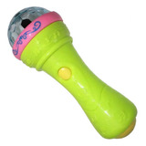 Brinquedo Microfone Infantil Karaoke Para Criança Luz E Som