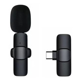 Micrófono Mas Accesorios Corbatero Wireless Usb Tipo C Corbatero Color Negro