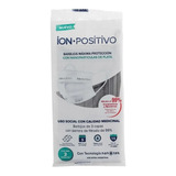 Barbijos Ion - Positivo De Tnt Con Nano Industriales X 3 Unidades Color Gris