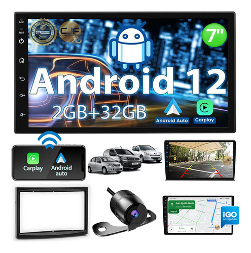 Estereo Pantalla Android Gps Wifi 2g Camara 307 C3 Bora Cjf