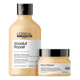 Kit L'oréal Absolut Repair Shampoo 300ml + Máscara 250g