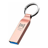 Unidad Flash Usb 3.0 Llavero De Metal De 64 Gb Unidad Con Cr