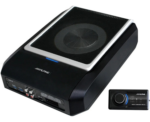 Caja Amplificada Alpine Subwoofer 8 + 4 Canales Pwd-x5