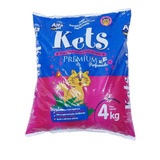 Areia Kets Sanitária Premium Perfumada 4kg - Para Gato